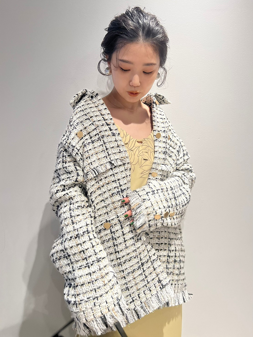 大好き deres デレス 2nd collection ツイードジャケット asakusa.sub.jp