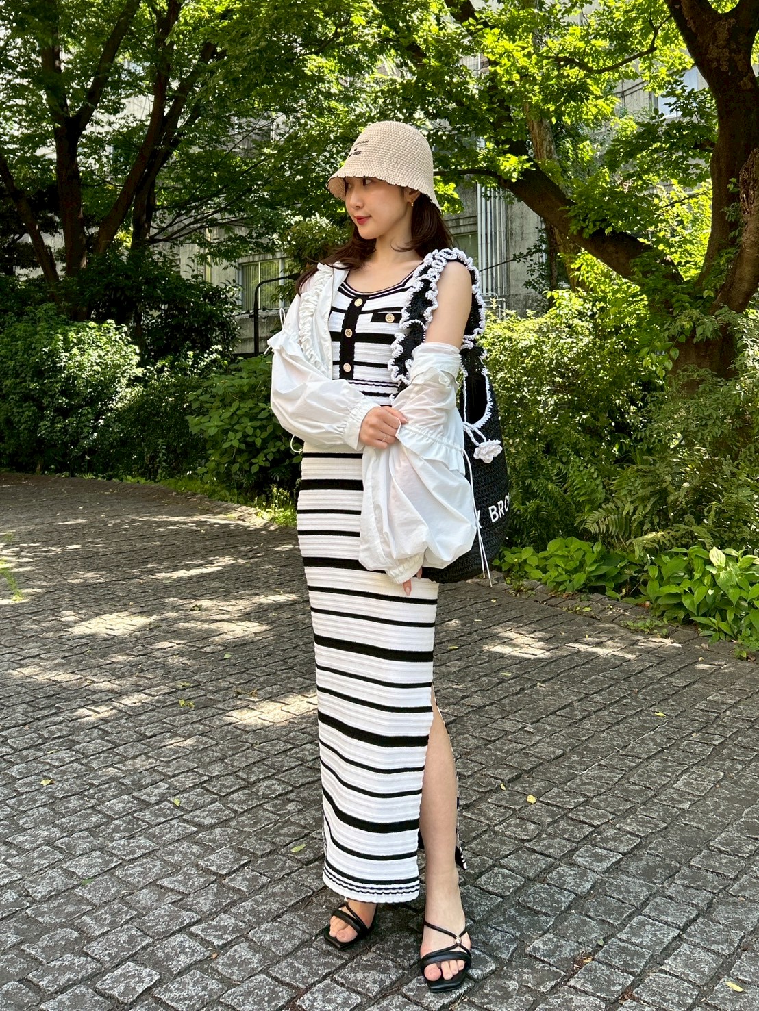 LILY BROWN×MARY QUANT】UVカットフリルシアーブルゾン/接触冷感