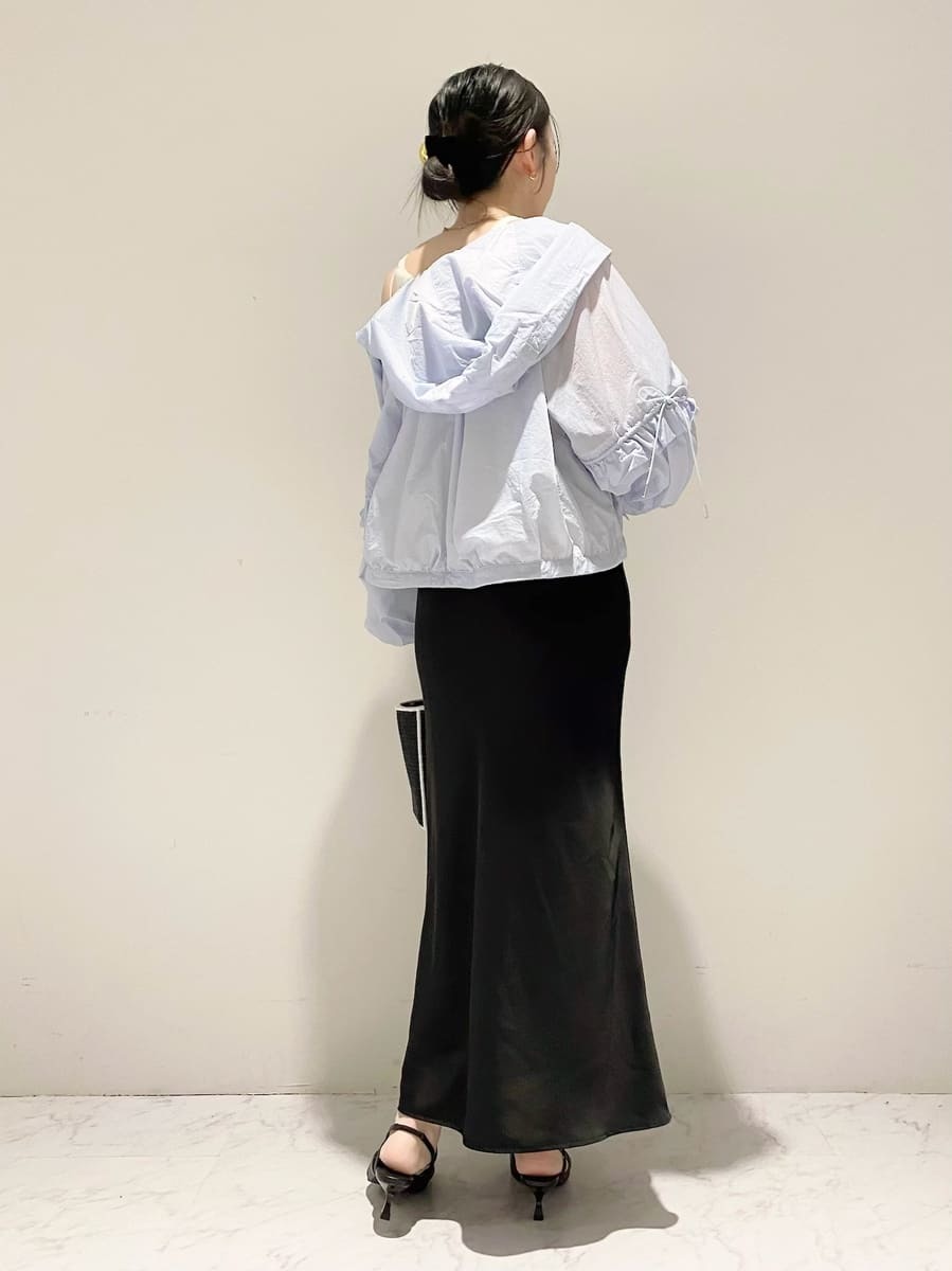 【LILY BROWN×MARY QUANT】UVカットフリルシアーブルゾン✨黒 LILY BROWN×MARY QUANT】UVカットフリルシアーブルゾン/接触冷感