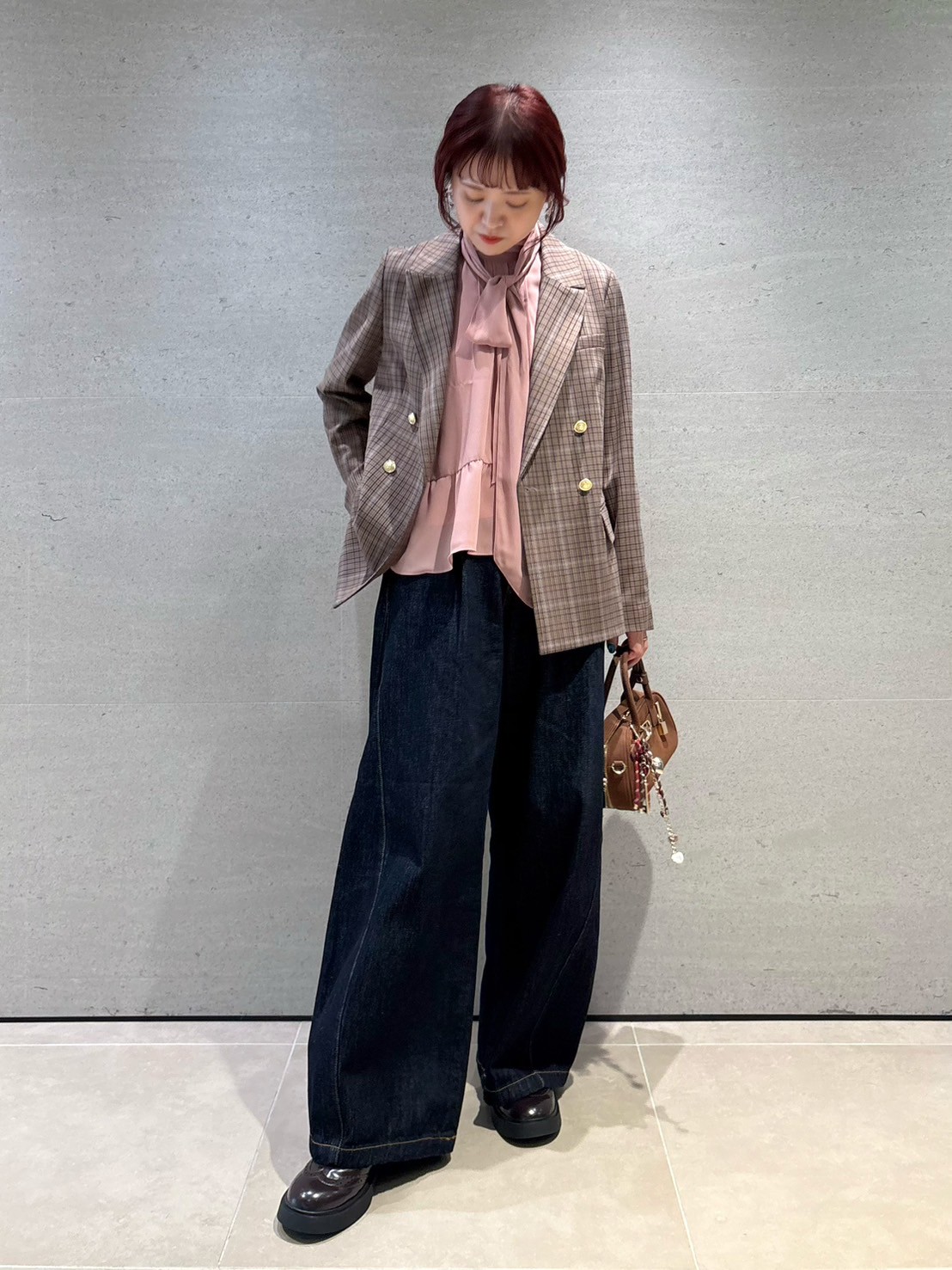 Lily Brown ベージュ ダブルブレストジャケット Lily Brown ベージュ ダブルブレストジャケット - メルカリ