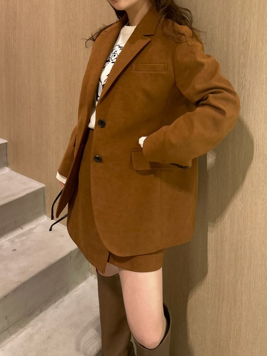 LILY BROWNコーデュロイカラーオーバージャケット