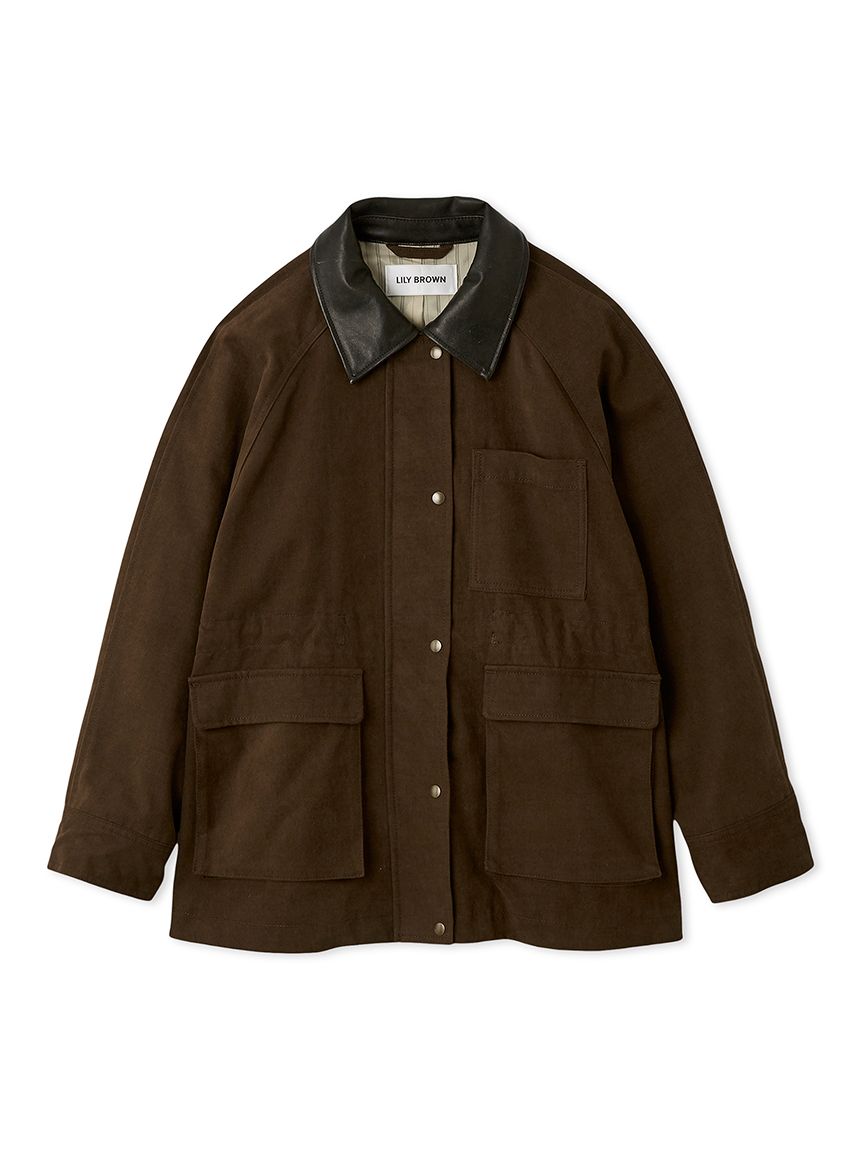 ☆土日セール　新品　LILY BROWN　カバーオールジャケット　フリーサイズ カバーオールジャケット(ジャケット)｜アウター｜LILY BROWN