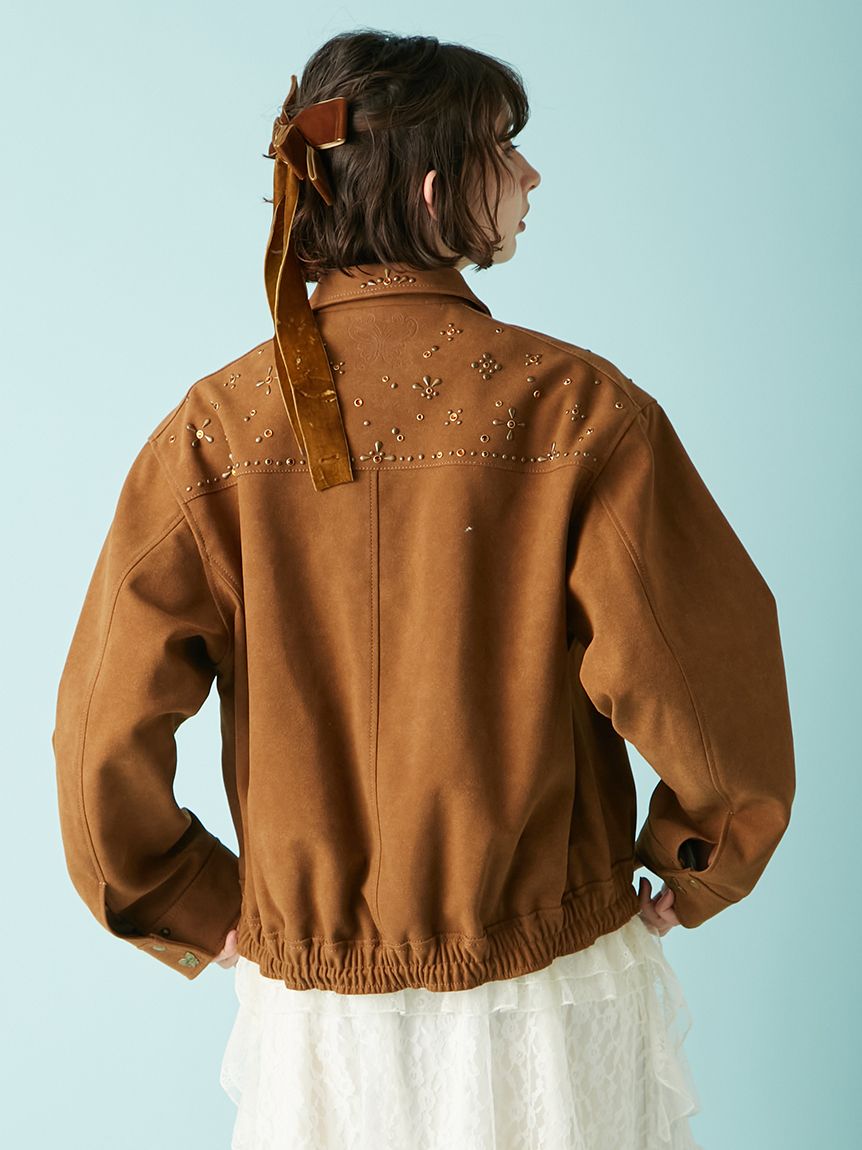 LILY BROWN ×ANNA SUI】バタフライスタッズブルゾン(ブルゾン