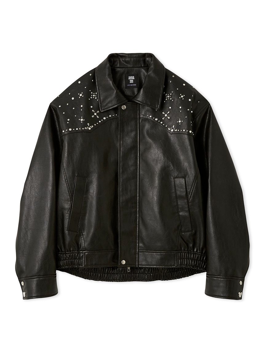 LILY BROWN ×ANNA SUI】バタフライスタッズブルゾン(ブルゾン