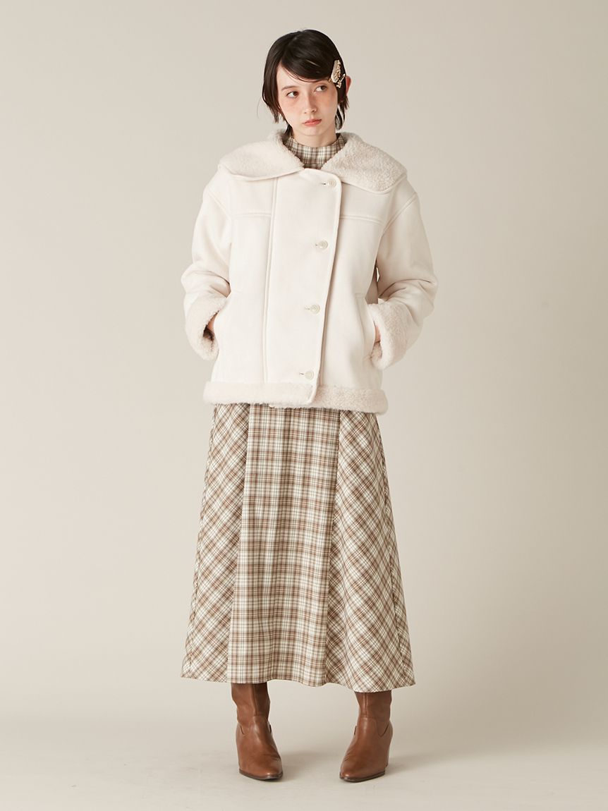 ビックカラーボアジャケット(ジャケット)｜アウター｜LILY BROWN