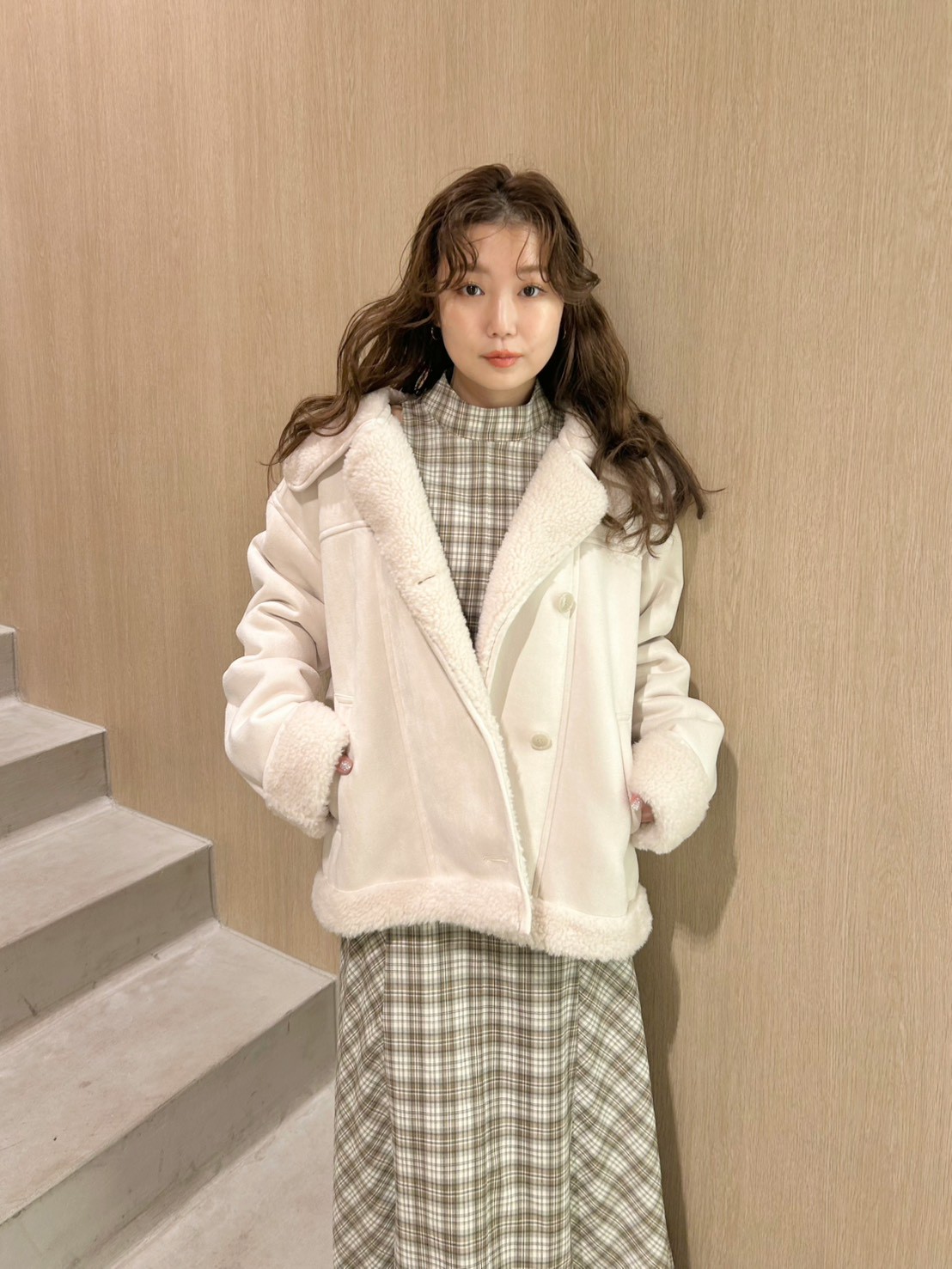 ビックカラーボアジャケット(ジャケット)｜アウター｜LILY BROWN