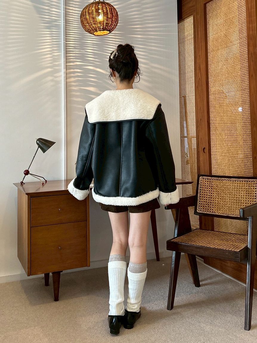 ビックカラーボアジャケット(ジャケット)｜アウター｜LILY BROWN