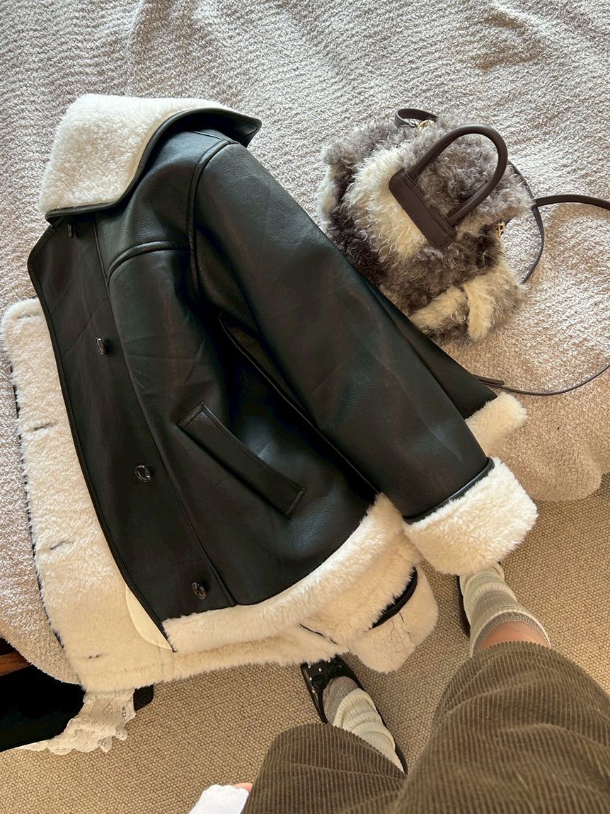 ビックカラーボアジャケット(ジャケット)｜アウター｜LILY BROWN