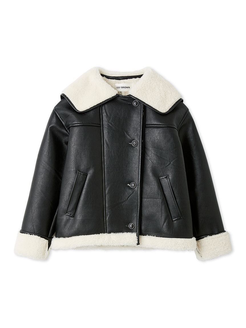 ビックカラーボアジャケット(ジャケット)｜アウター｜LILY BROWN