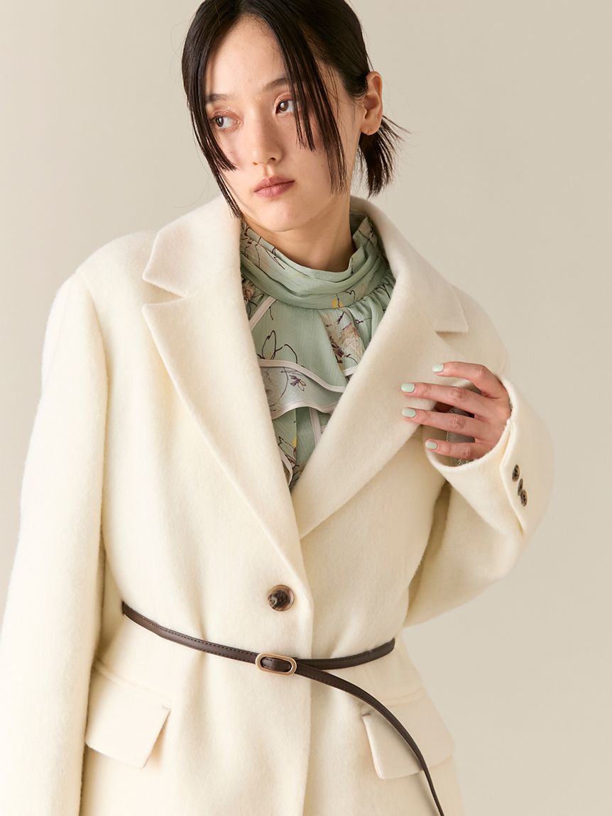 ベルト付きシャギーオーバージャケット(Hearts2Hearts着用)(ジャケット