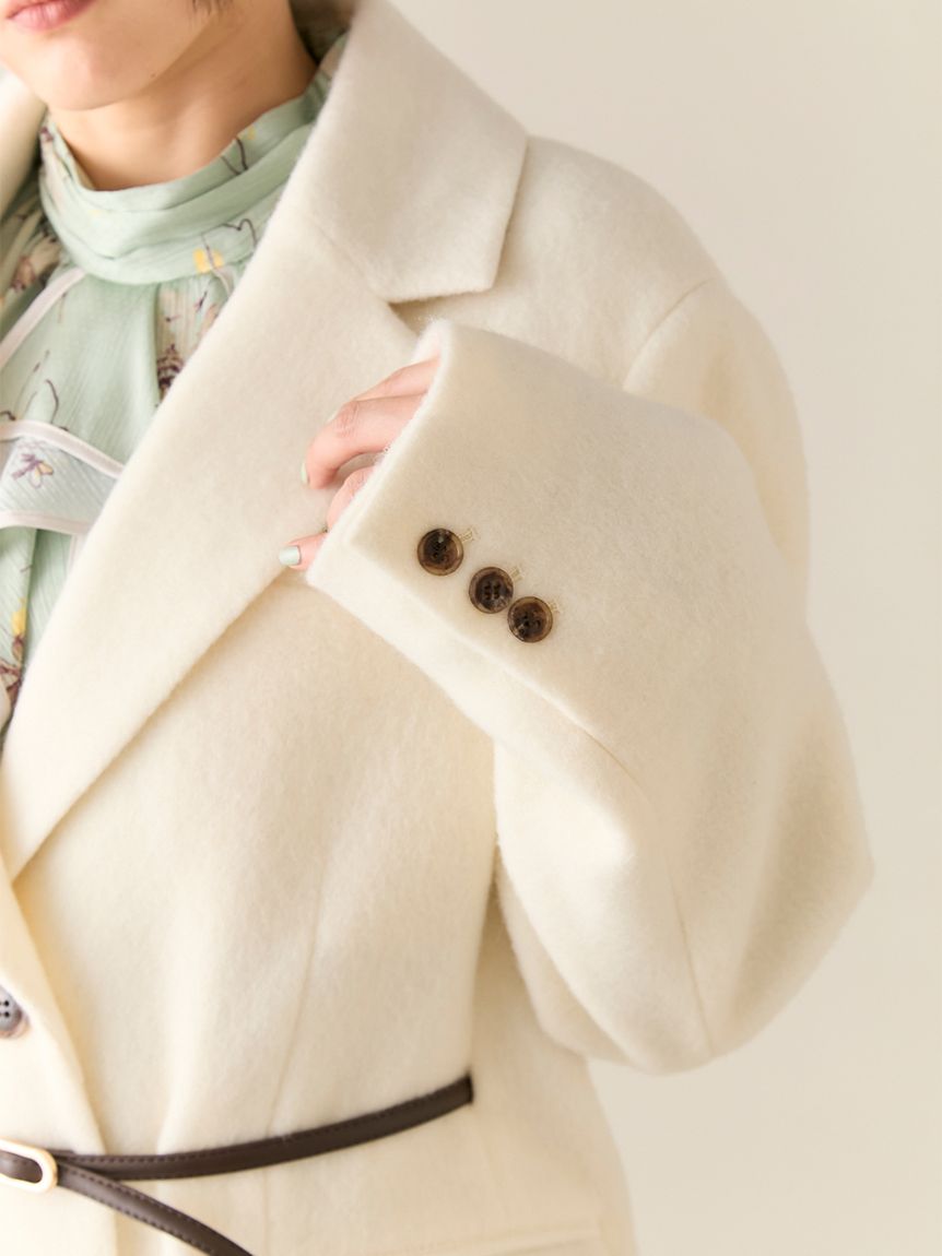 ベルト付きシャギーオーバージャケット(Hearts2Hearts着用)(ジャケット