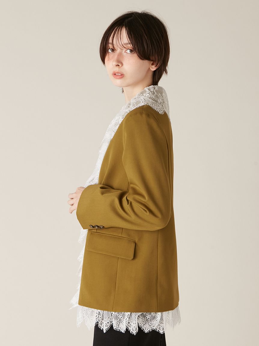 2wayヴィンテージライクレースジャケット(ジャケット)｜アウター｜LILY