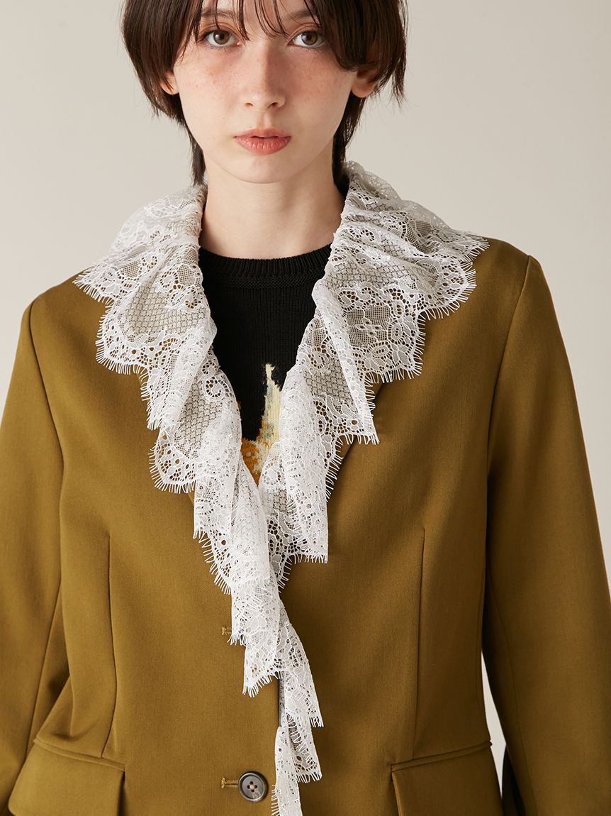 2wayヴィンテージライクレースジャケット(ジャケット)｜アウター｜LILY