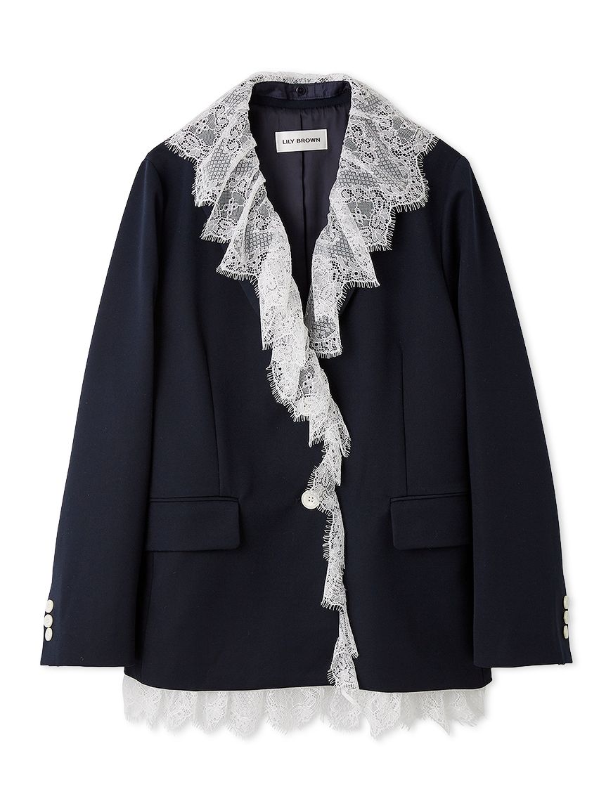 2wayヴィンテージライクレースジャケット(ジャケット)｜アウター｜LILY
