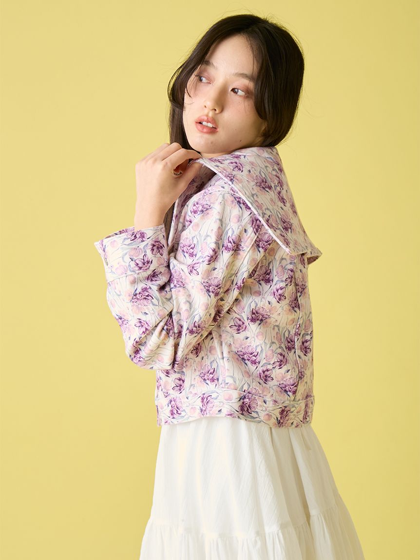 セーラーデニムジャケット(ジャケット)｜アウター｜LILY BROWN（リリー