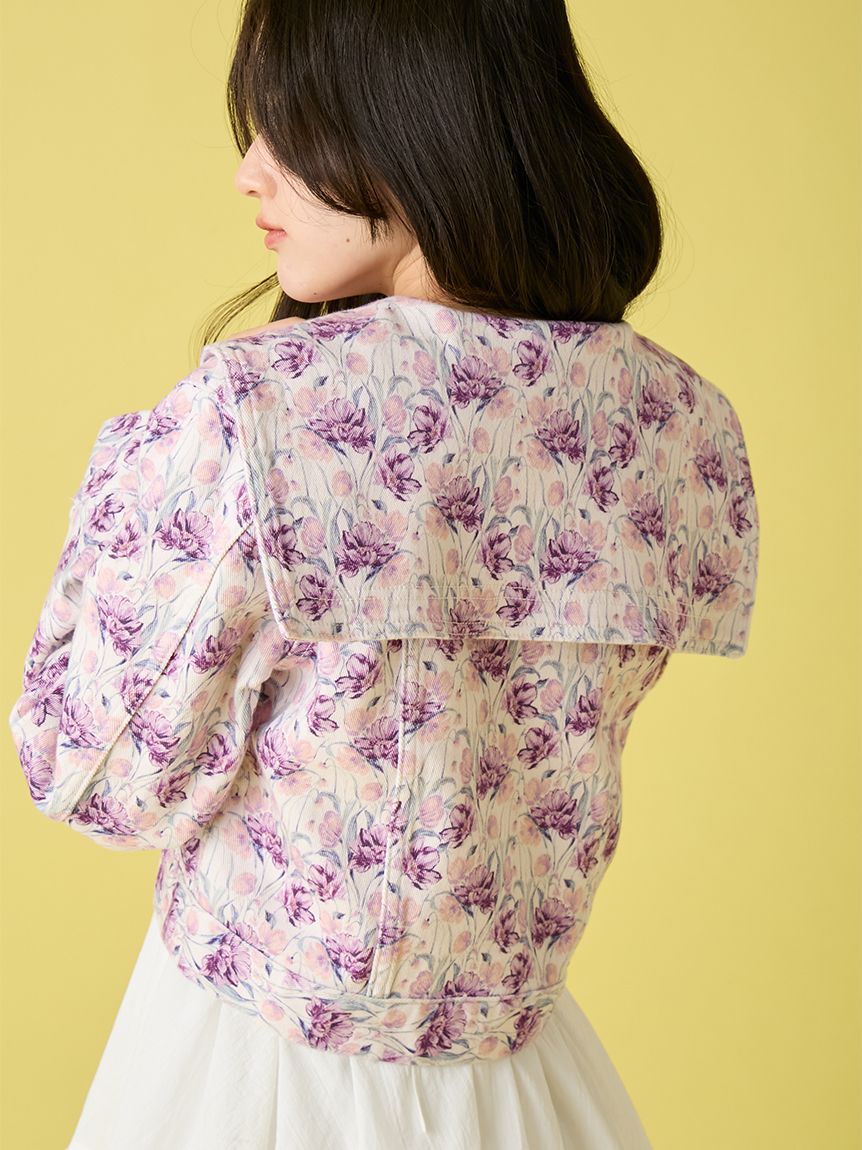 セーラーデニムジャケット(ジャケット)｜アウター｜LILY BROWN（リリー