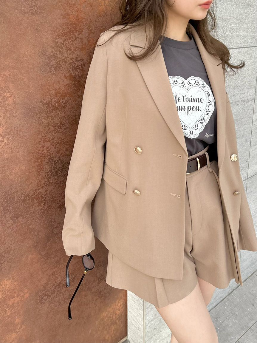 ダブルブレストジャケット(ジャケット)｜アウター｜LILY BROWN（リリー