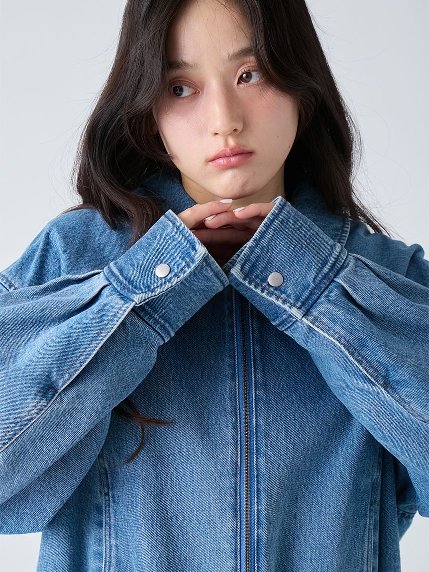 バルーンジップブルゾン(セットアップアイテム)｜LILY BROWN（リリー