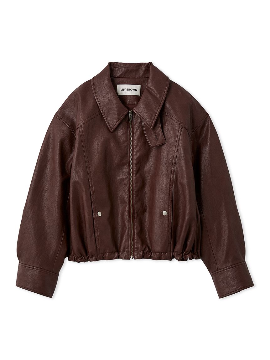 バルーンジップブルゾン(セットアップアイテム)｜LILY BROWN（リリー