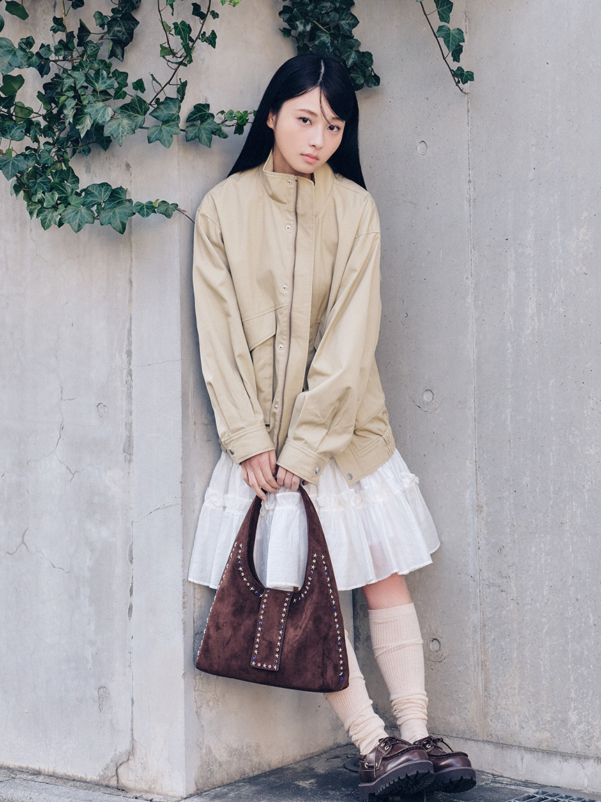 スタンドカラーブルゾン(ブルゾン)｜アウター｜LILY BROWN（リリー