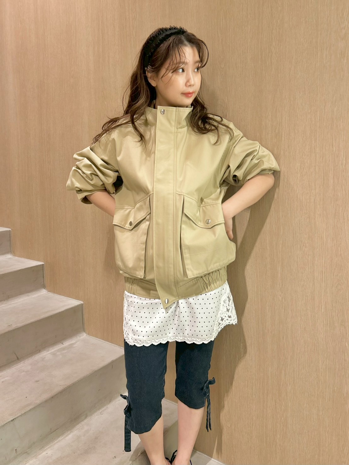 スタンドカラーブルゾン(ブルゾン)｜アウター｜LILY BROWN（リリー