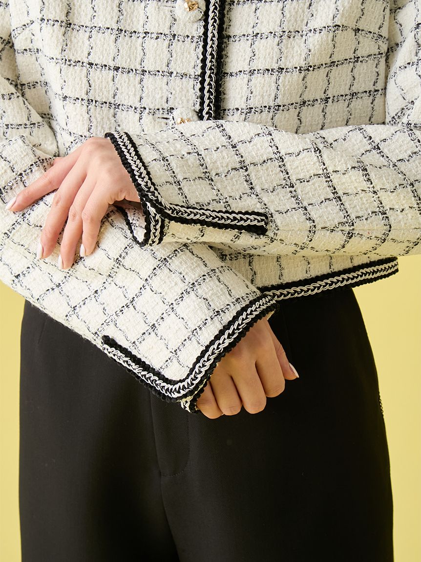 ツイードジャケット(セットアップアイテム)｜LILY BROWN（リリー