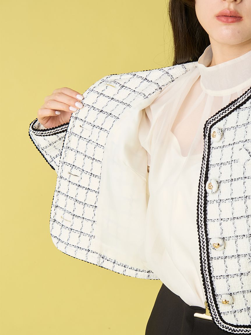 ツイードジャケット(セットアップアイテム)｜LILY BROWN（リリー