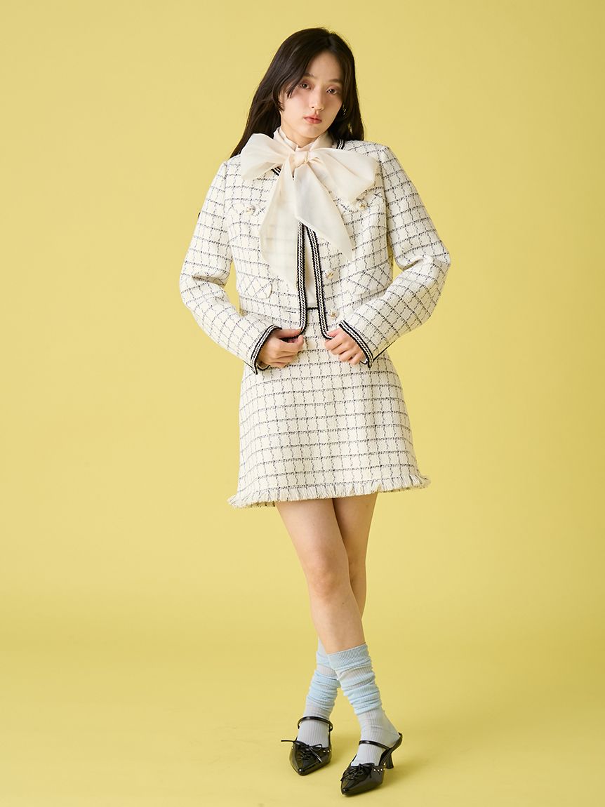 ツイードジャケット(セットアップアイテム)｜LILY BROWN（リリー