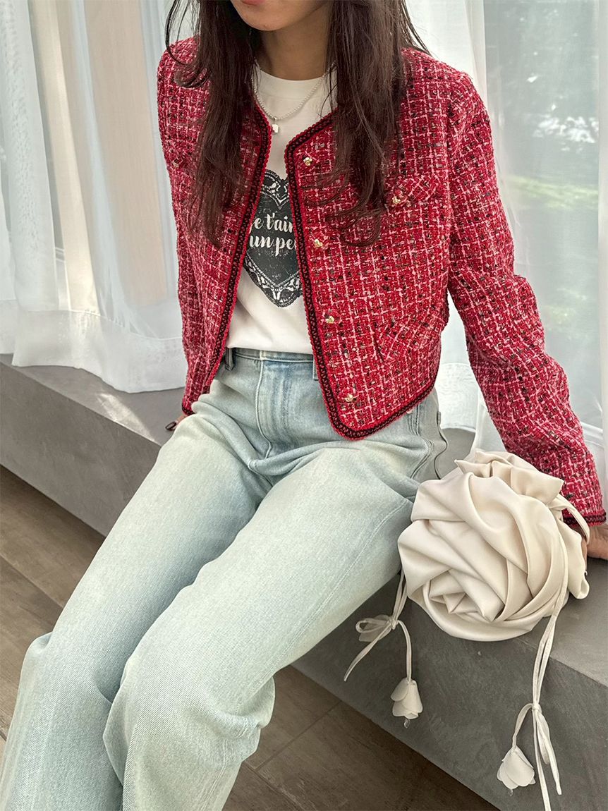 ツイードジャケット(セットアップアイテム)｜LILY BROWN（リリー