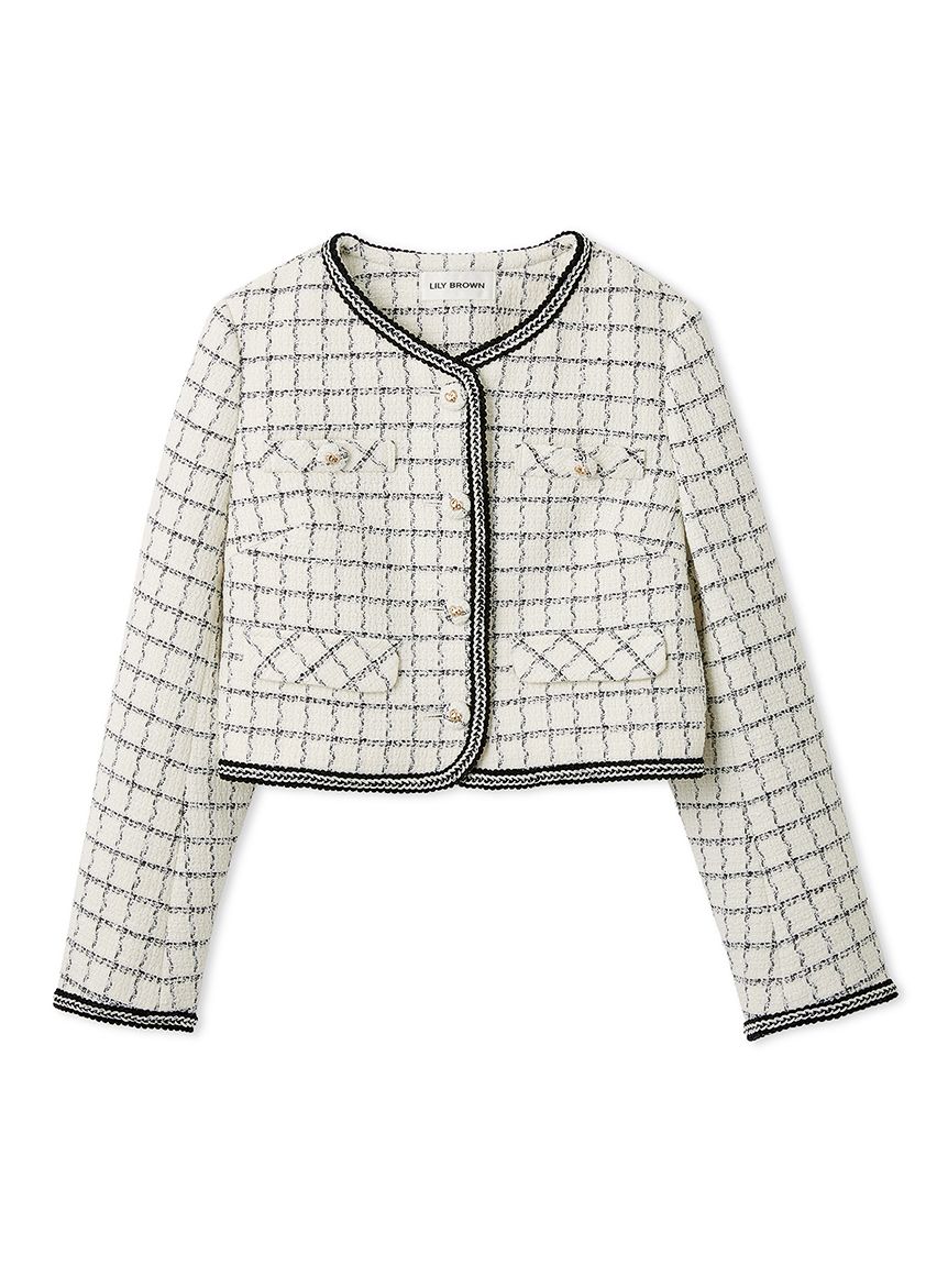 ツイードジャケット(セットアップアイテム)｜LILY BROWN（リリー