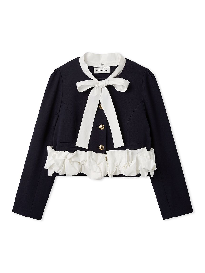 3wayバブルヘムボウタイジャケット(ジャケット)｜アウター｜LILY BROWN