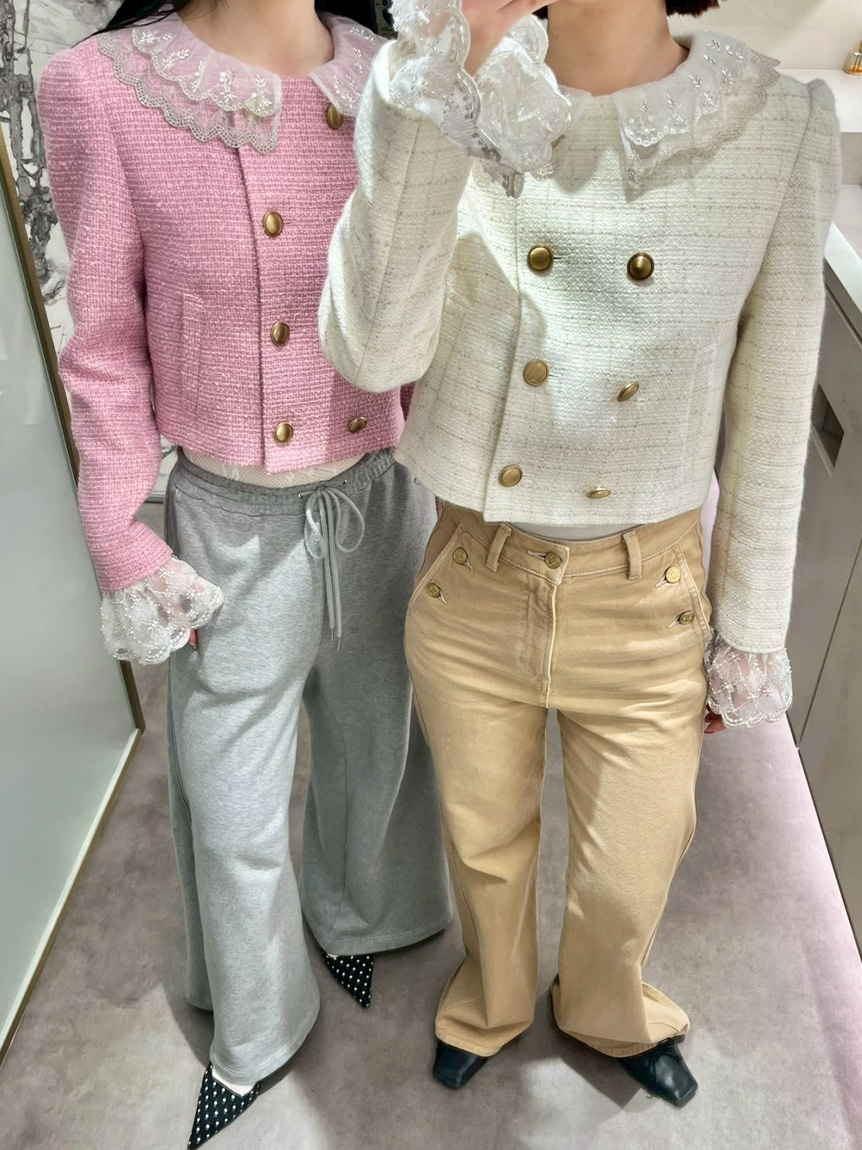 （※最終値下げ）LILY BROWN　カバーオールジャケット　ピンク カバーオールジャケット(ジャケット)｜アウター｜LILY BROWN（リリー