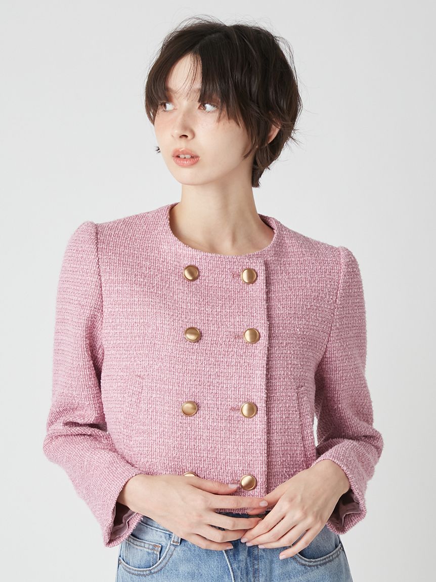 WEB限定カラー】[L.B CANDY STOCK]スカラップビジューアタッチド