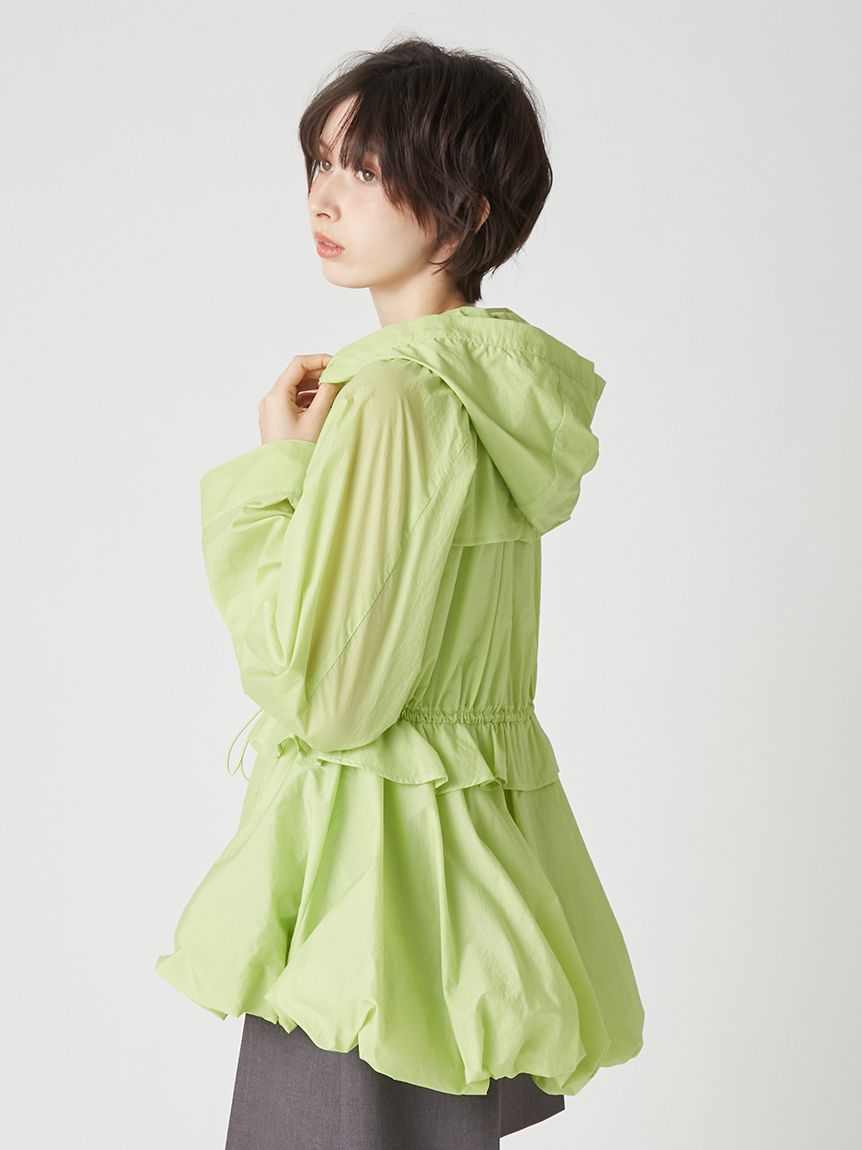 m , i , d , ❤︎ シャーリングヘムシアーブルゾン Heather（ヘザー） ブルゾン アウター シャーリングシアーブルゾン