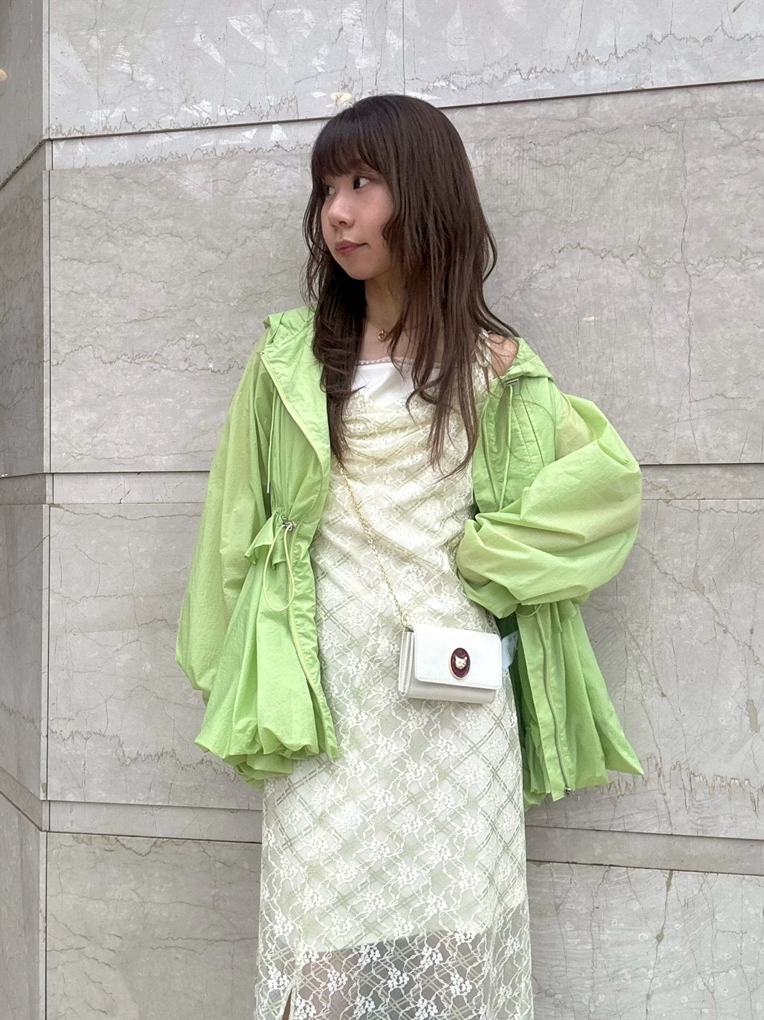 予約完売品　リリーブラウン　マリークワント　コラボ　UVカットシアーブルゾン LILY BROWN（リリーブラウン）の「【LILY BROWN×MARY QUANT】UVカット