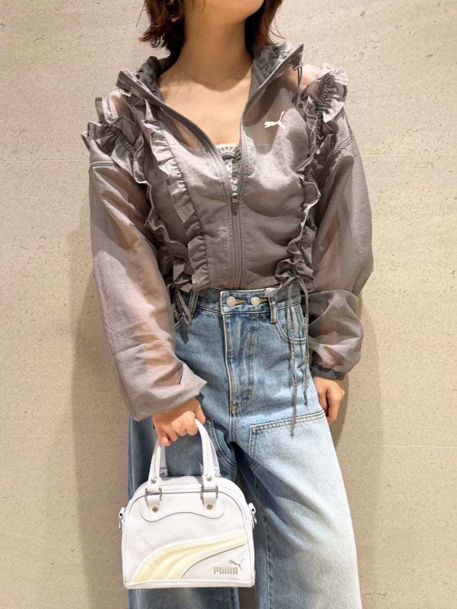 【LILY BROWN×PUMA】シアーブルゾン【CGRY】 LILY BROWN×PUMA】シアーブルゾン(ブルゾン)｜アウター｜LILY BROWN