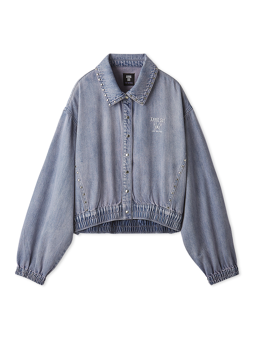 LILY BROWN×ANNA SUI】スタッズデニムシャツブルゾン(ブルゾン
