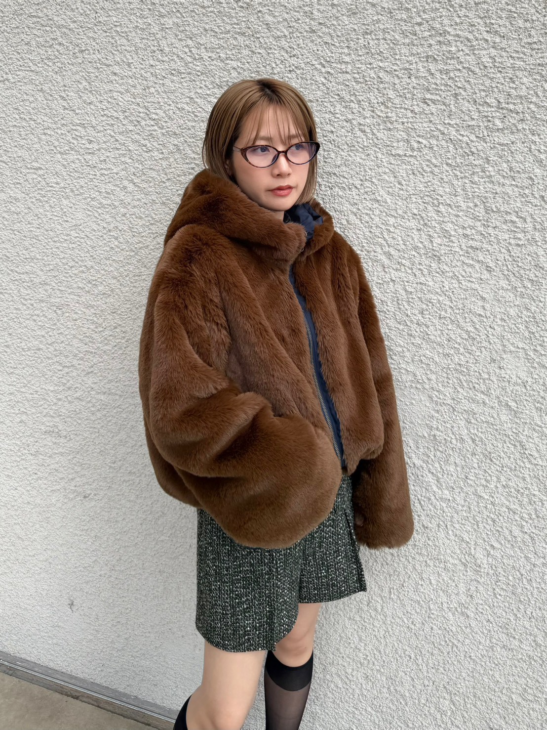リバーシブルツイルファーブルゾン(ブルゾン)｜OUTER｜LILY BROWN