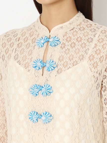 チャイナレースワンピース マキシ ロングワンピース ワンピース Lily Brown リリーブラウン の通販サイト 公式