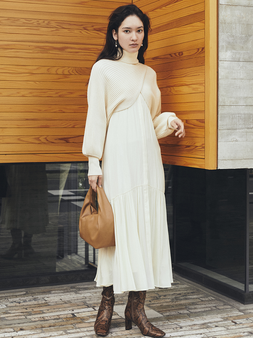 限定サイズ リリーブラウン アームウォーマー付ワンピースセット 21 Nen Shinsaku ロングワンピース Watanegypt Tv