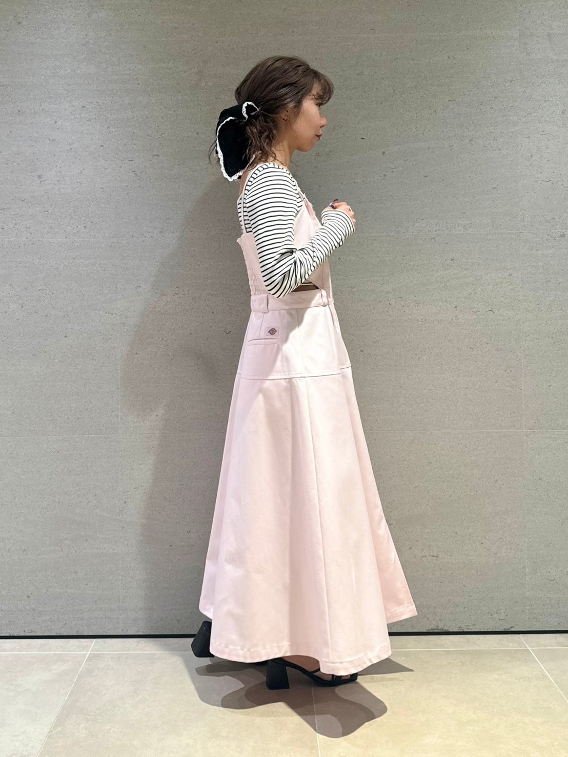 LILY BROWN Dickies】コルセットジャンスカ(マキシ・ロングワンピース  