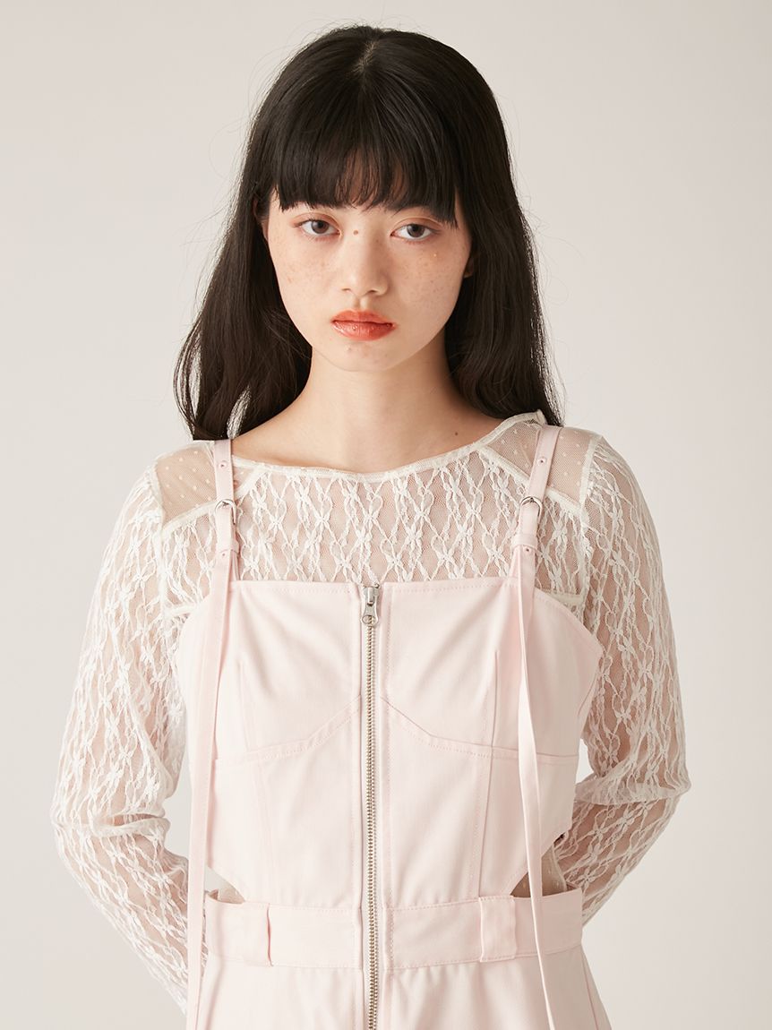LILY BROWN Dickies】コルセットジャンスカ(マキシ・ロング