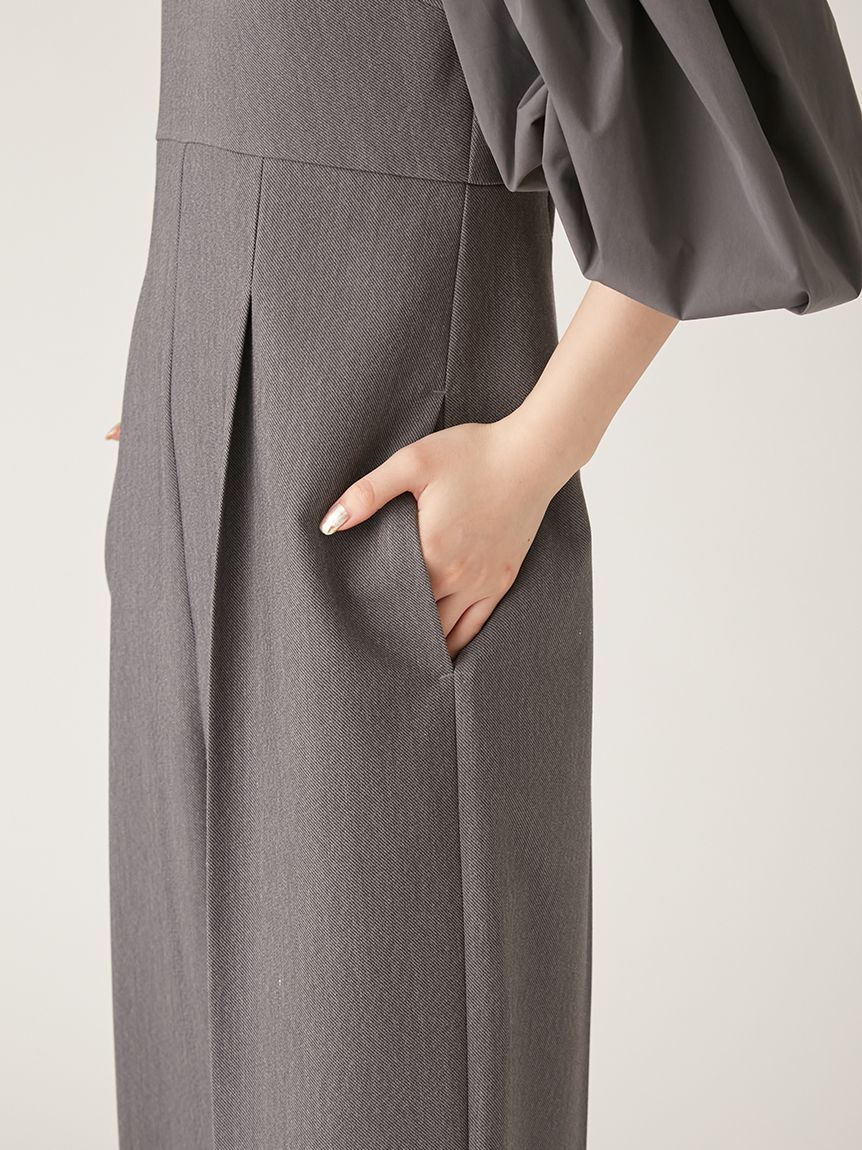 早い者勝ち価格】バルーンスリーブ3wayコンビネゾン LILYBROWN