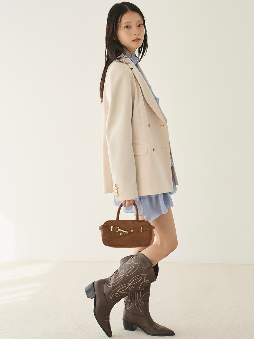 シフォンフリルセットアップ(トップス＆ボトムセット