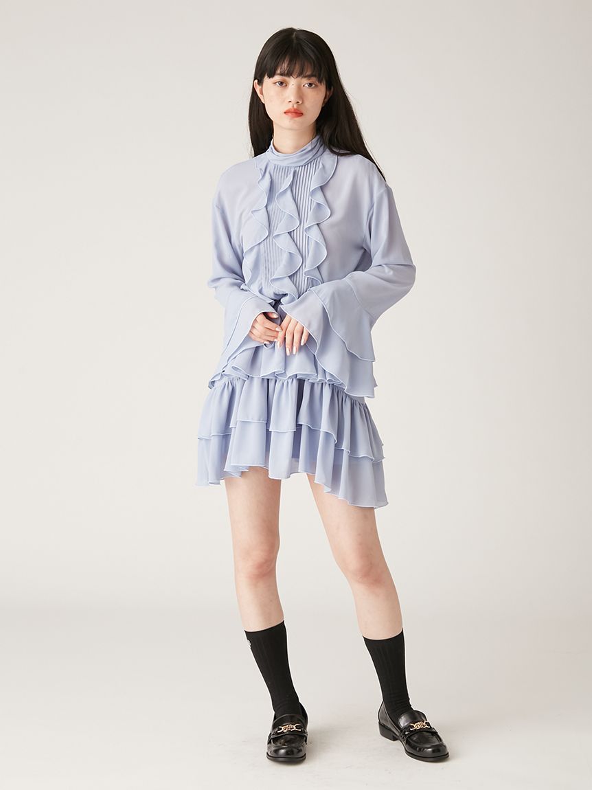 LILY BROWN シフォンフリルセットアップ LILY BROWN｜シフォンフリルセットアップ | Rakuten Fashion