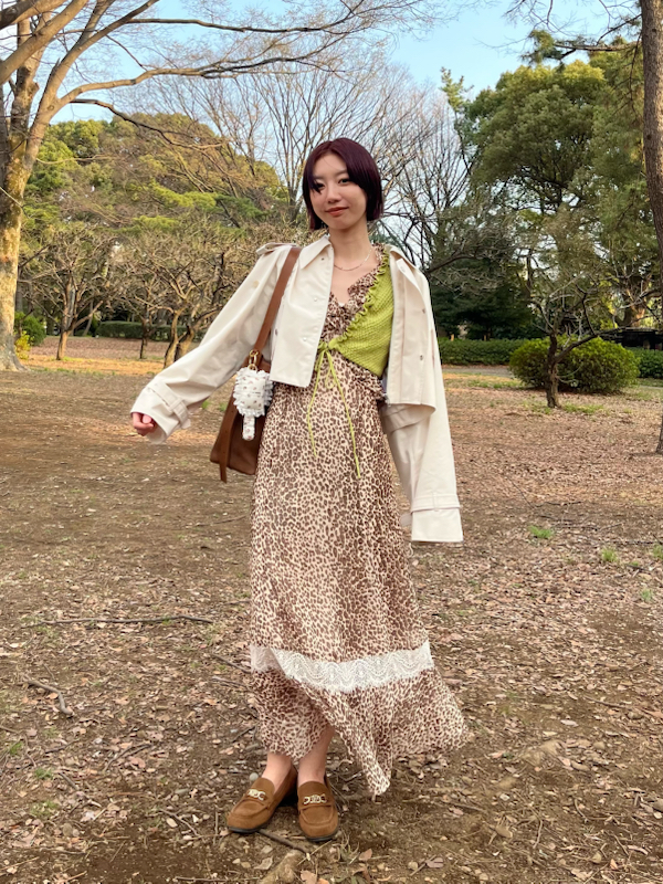 LILY BROWN × ANNA SUI】バリエ柄ワンピース(マキシ・ロング