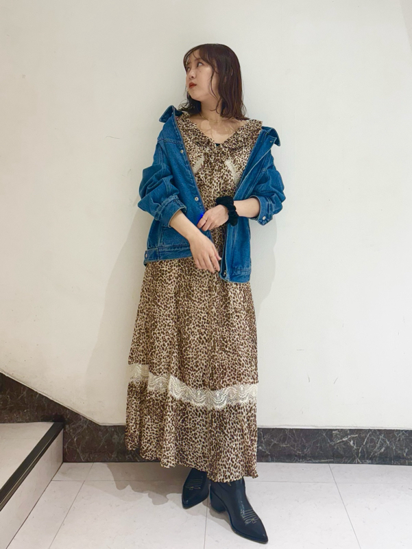 LILY BROWN × ANNA SUI】バリエ柄ワンピース(マキシ・ロング