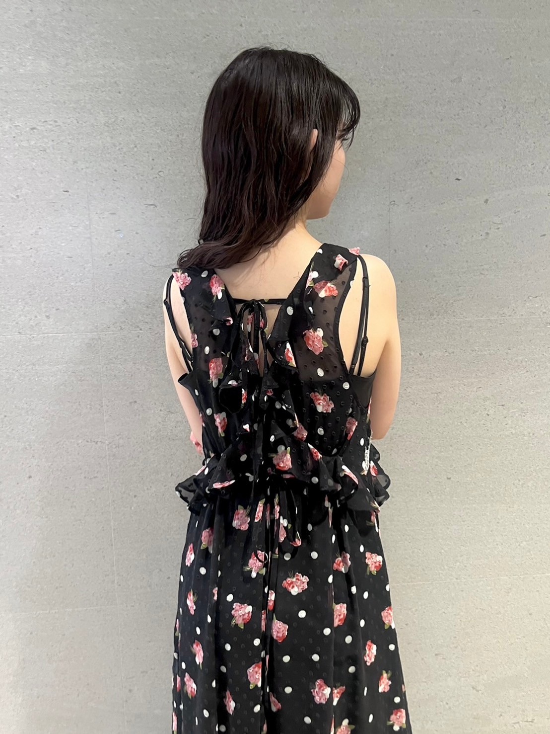 LILY BROWN × ANNA SUI】バリエ柄ワンピース(マキシ・ロングワンピース