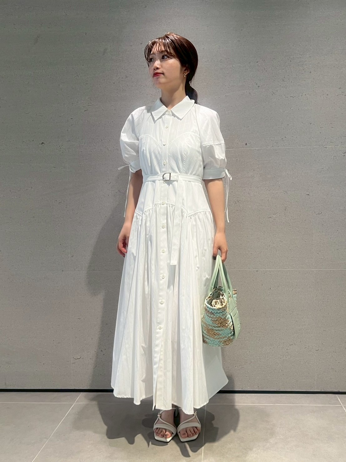 LILY BROWN（リリーブラウン）の「レイヤードシャツワンピース