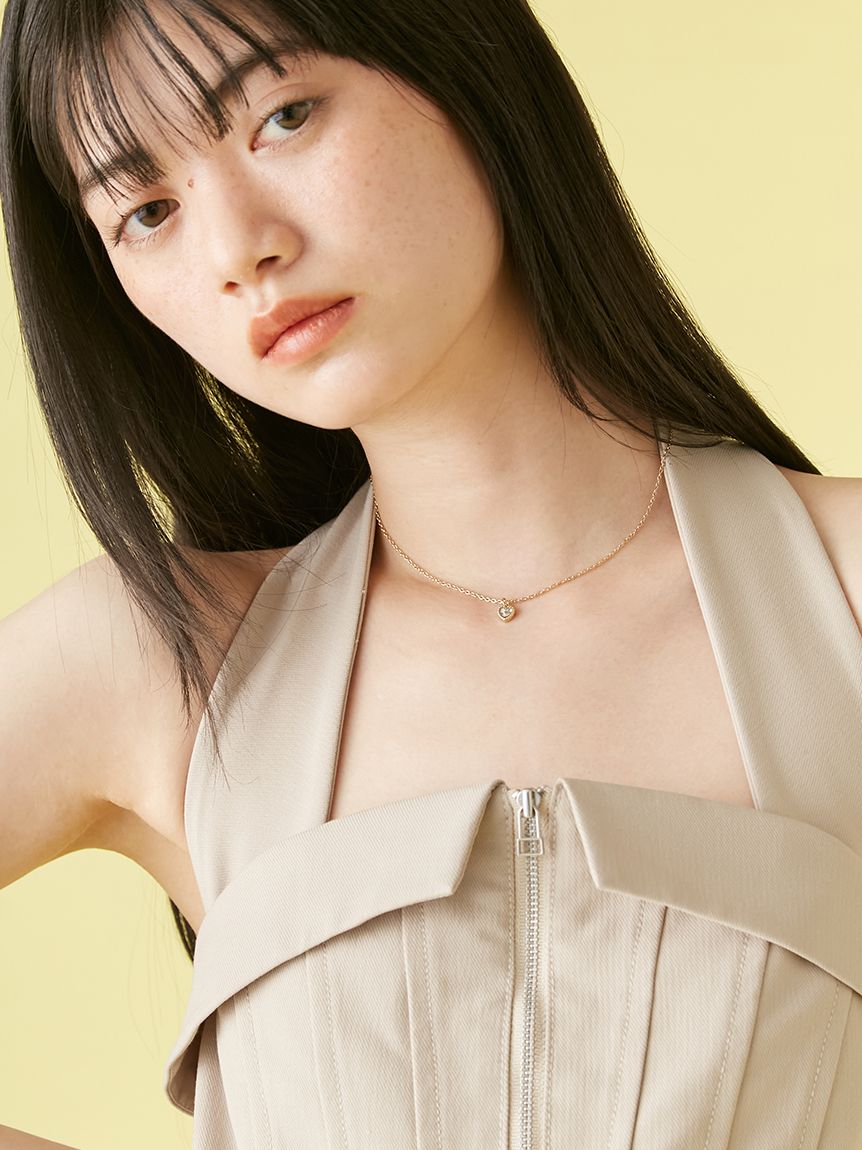フロントファスナーサロペット(オールインワン)|ワンピース フロントファスナーサロペット(オールインワン)|ワンピース